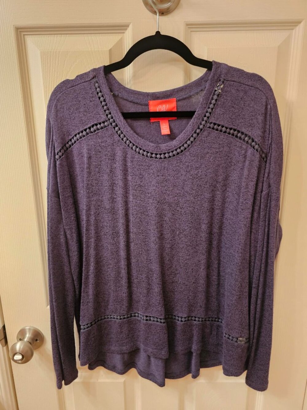 NWOT Chelsea & Violet Large Blue Sweater